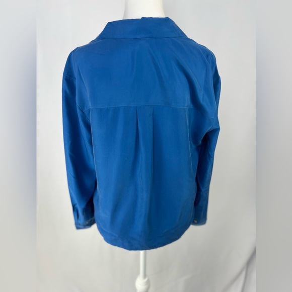 NEW / Madewell Silk Button-Up Shirt - Picture 2 of 3